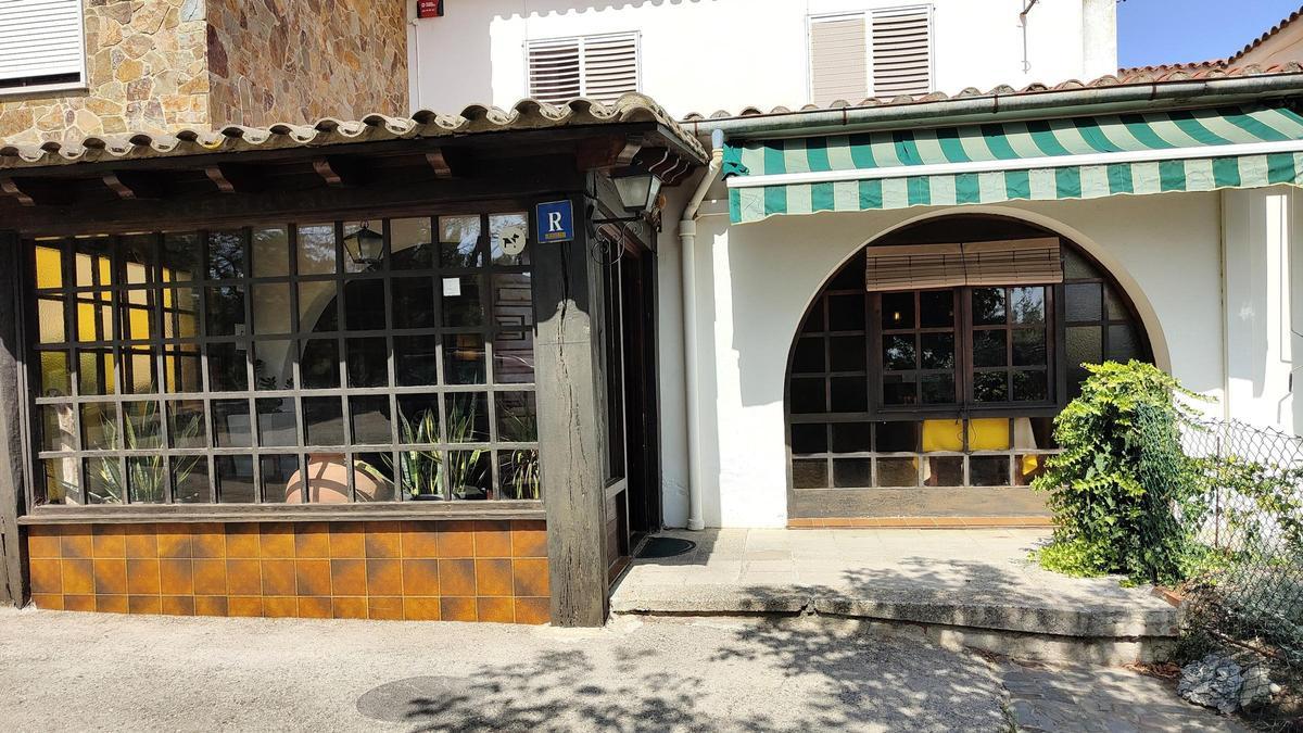 La entrada de Can Gelada, en Riudellots de la Creu.