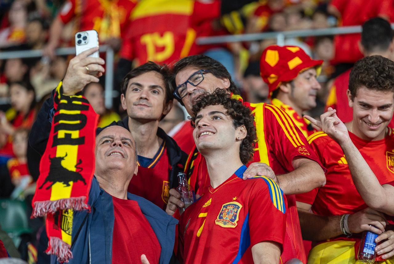 España - Georgia, en imágenes