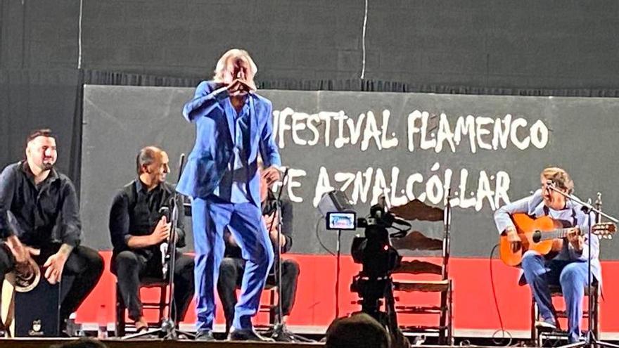 Actuación de El Capullo de Jerez en la pasada edición del Festival de flamenco ‘Pepe Aznalcóllar’ (Foto: Ayuntamiento de Aznalcóllar).