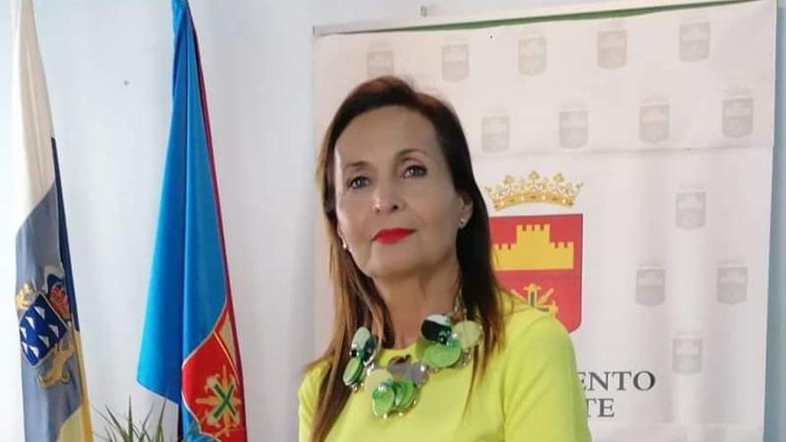María del Carmen Rosario, alcaldesa de Agaete.