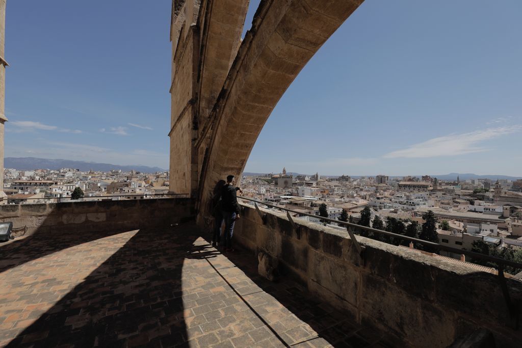 Vuelven las visitas a las terrazas de la Catedral de Mallorca