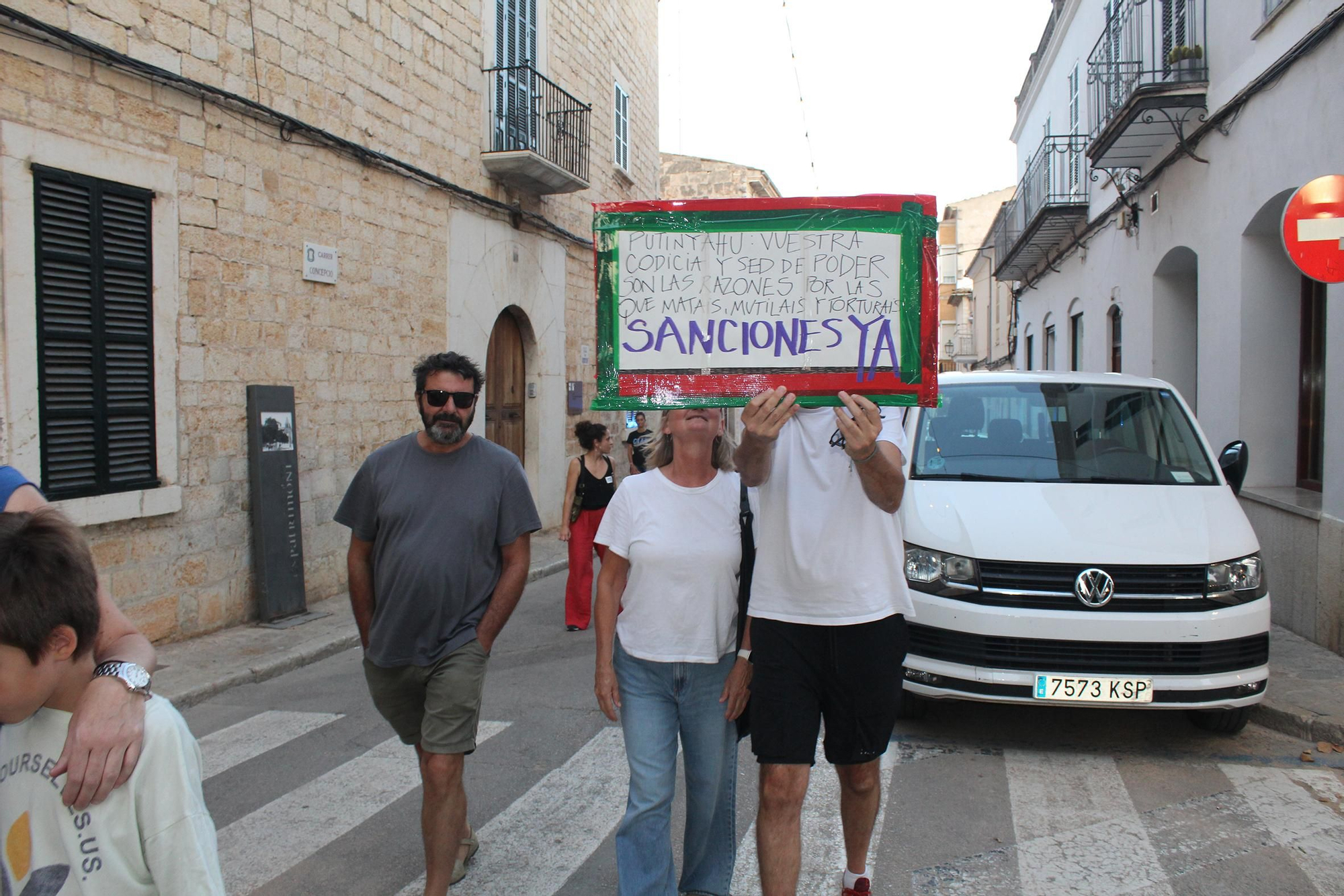 Binissalem sale a la calle para apoyar a Palestina