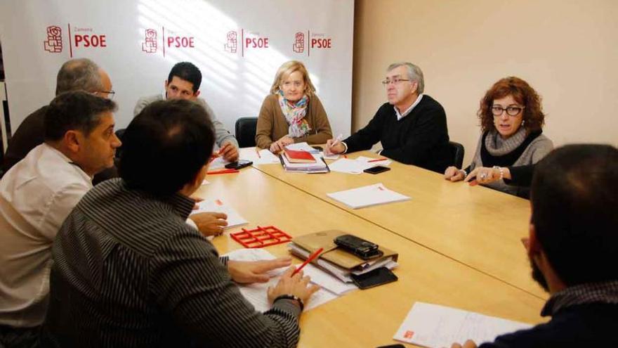 Reunión entre el PSOE y UGT en el día de ayer.