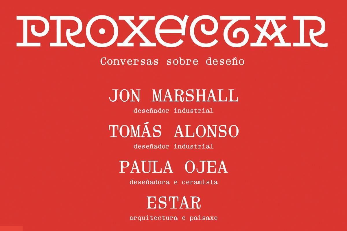 Portada de presentación del evento Proxectar, en Nigrán