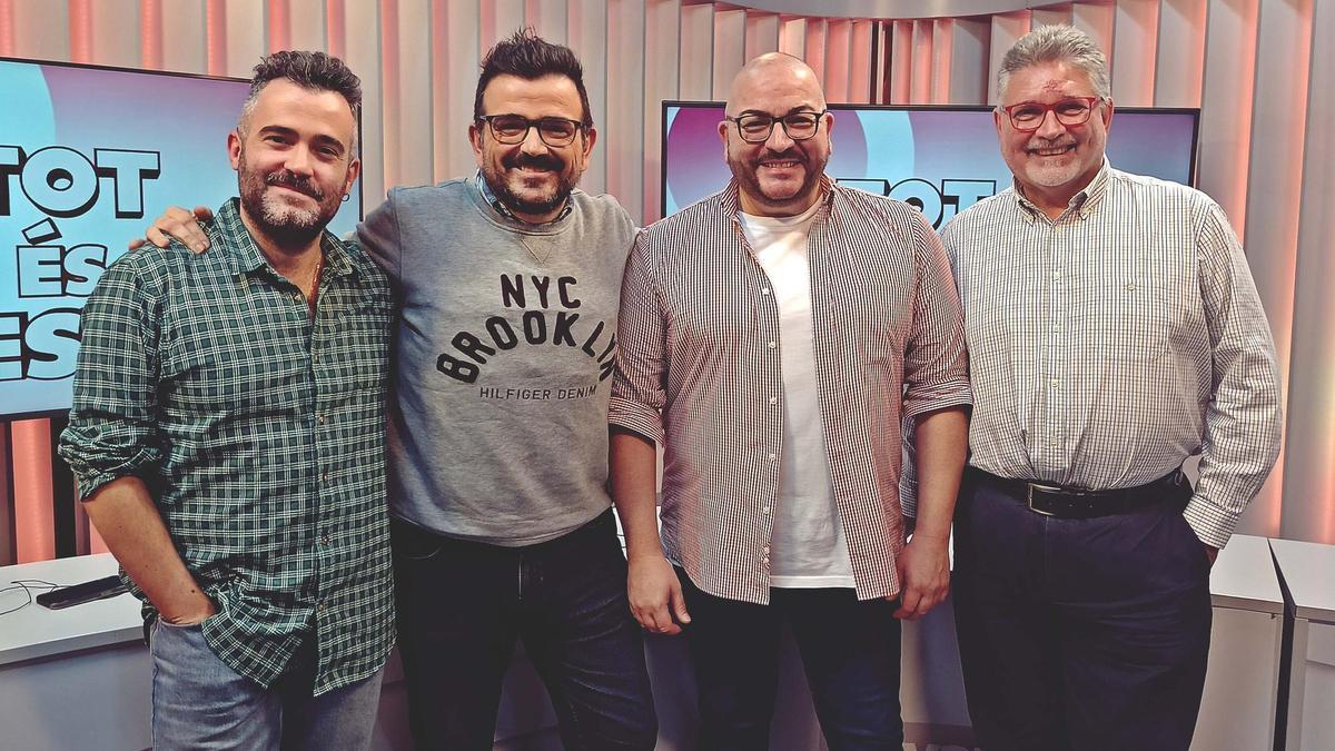 Javi Valiente, Jaume Bronchud, Diego Palacios y Jorge Guarro