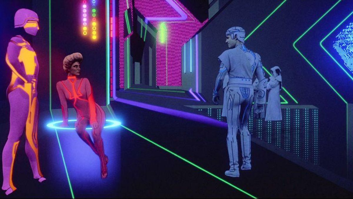 Una escena de 'Tron'.