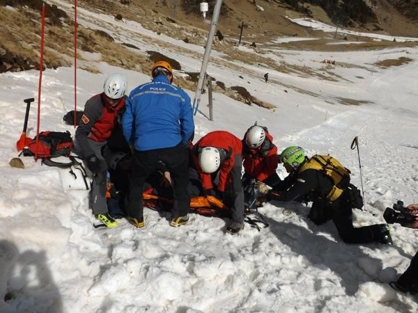 Simulacre de rescat a Vallter