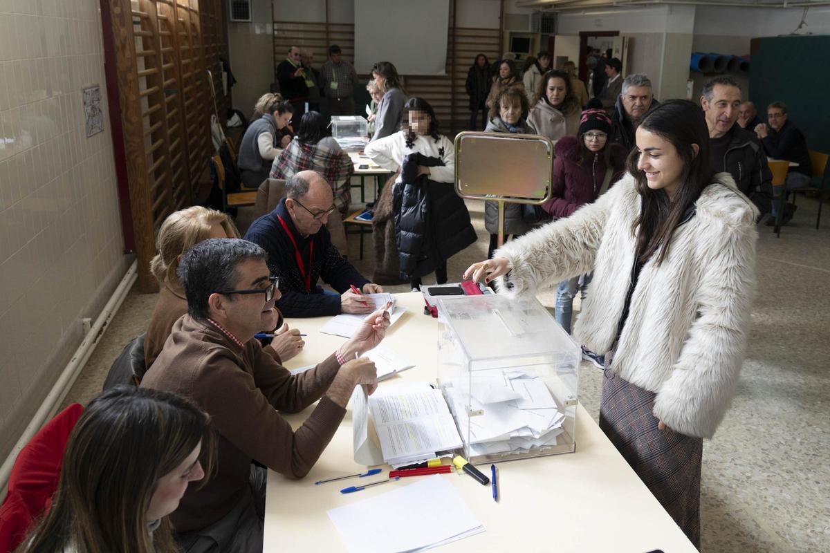 Día de elecciones en Aragón
