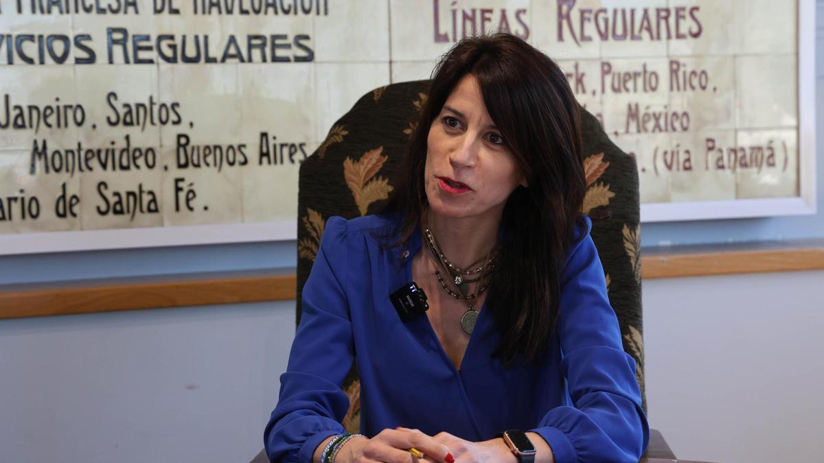 A conselleira de Vivenda, María Martínez Allegue, na sedede FARO.