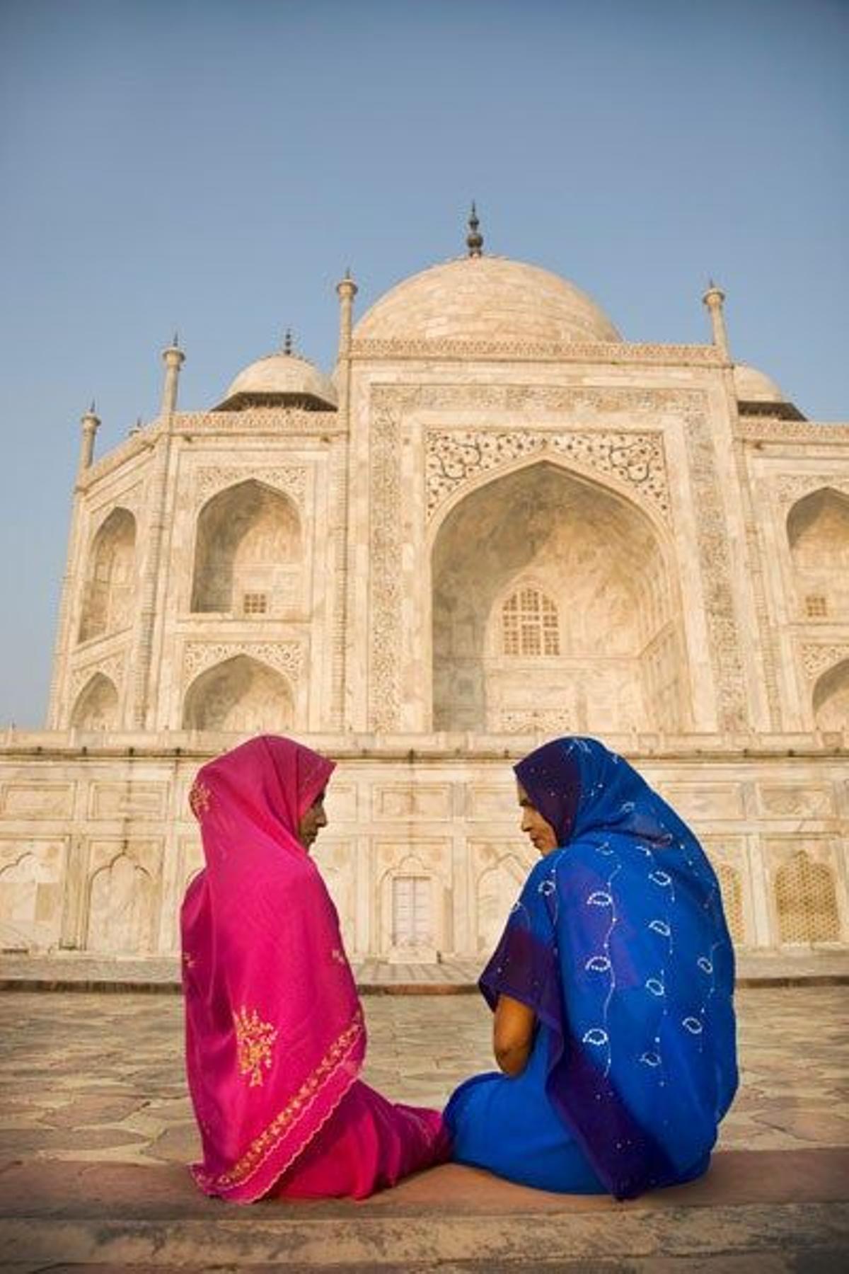 El Taj Mahal, en Agra, es uno de los edificios más famosos del mundo.