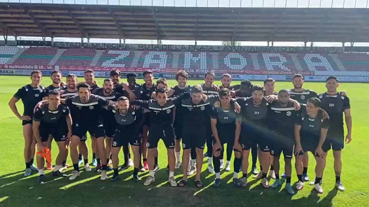 La primera plantilla del Zamora CF.