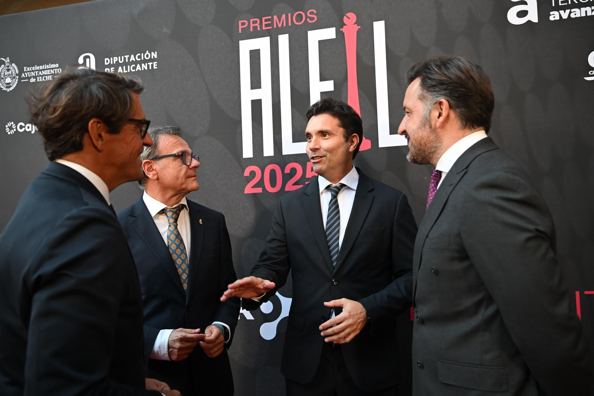 Así ha sido la gala de los Premios Alfil 2025 en el Palacio de Altamira en Elche