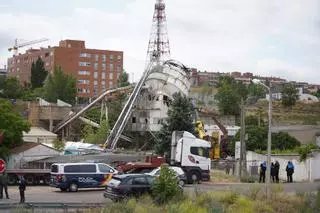 Gruista herido en Zamora: la investigación, clave para saber por qué la pluma saltó por los aires