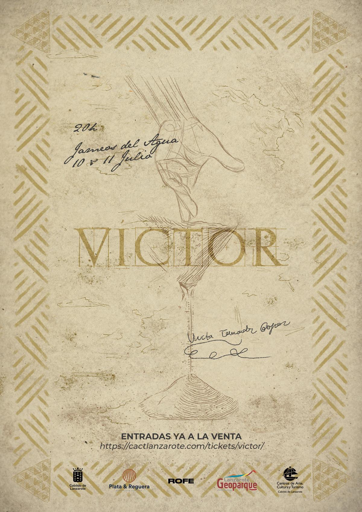 Cartel del musical 'Víctor', en honor a Víctor Fernández Gopar 'El Salinero'