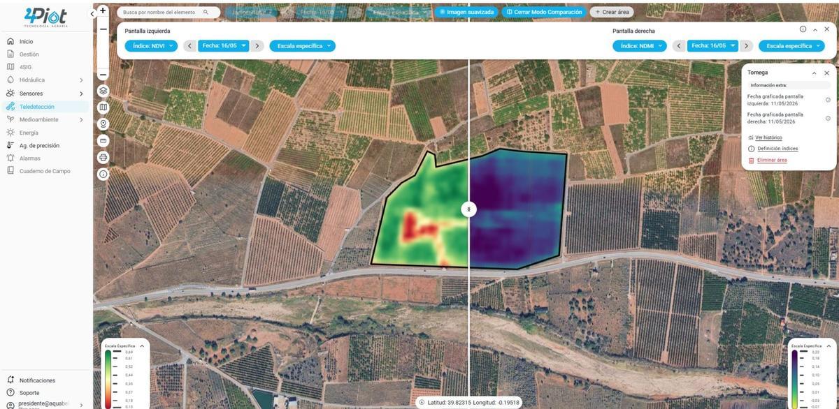 Módulo de Teledetección de 4Piot.