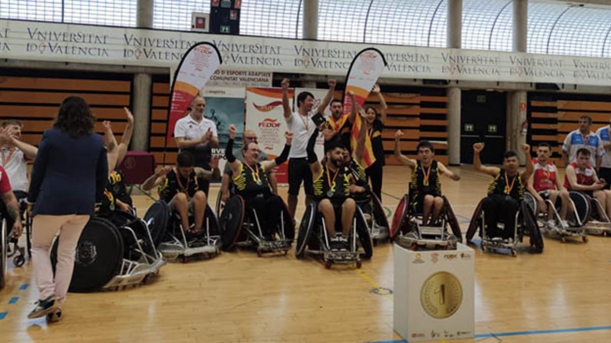 Catalunya, campiona d’Espanya de rugbi en cadira de rodes per Comunitats Autònomes