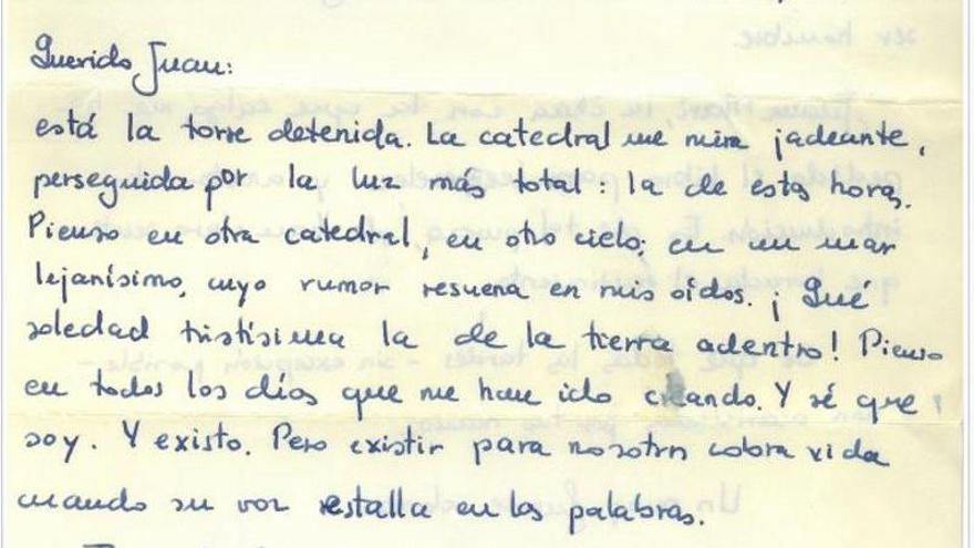 Carta de Jaime Siles a Juan Gil-Albert, escrita en junio de 1972.