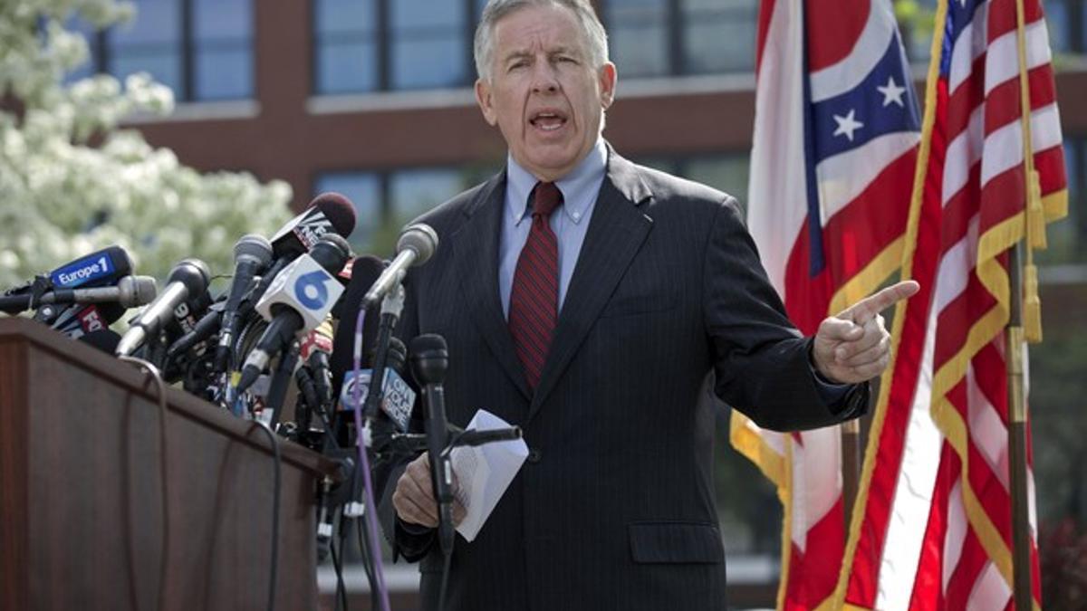 El fiscal Tim McGinty, durante la rueda de prensa sobre Ariel Castro, el jueves en Cleveland.