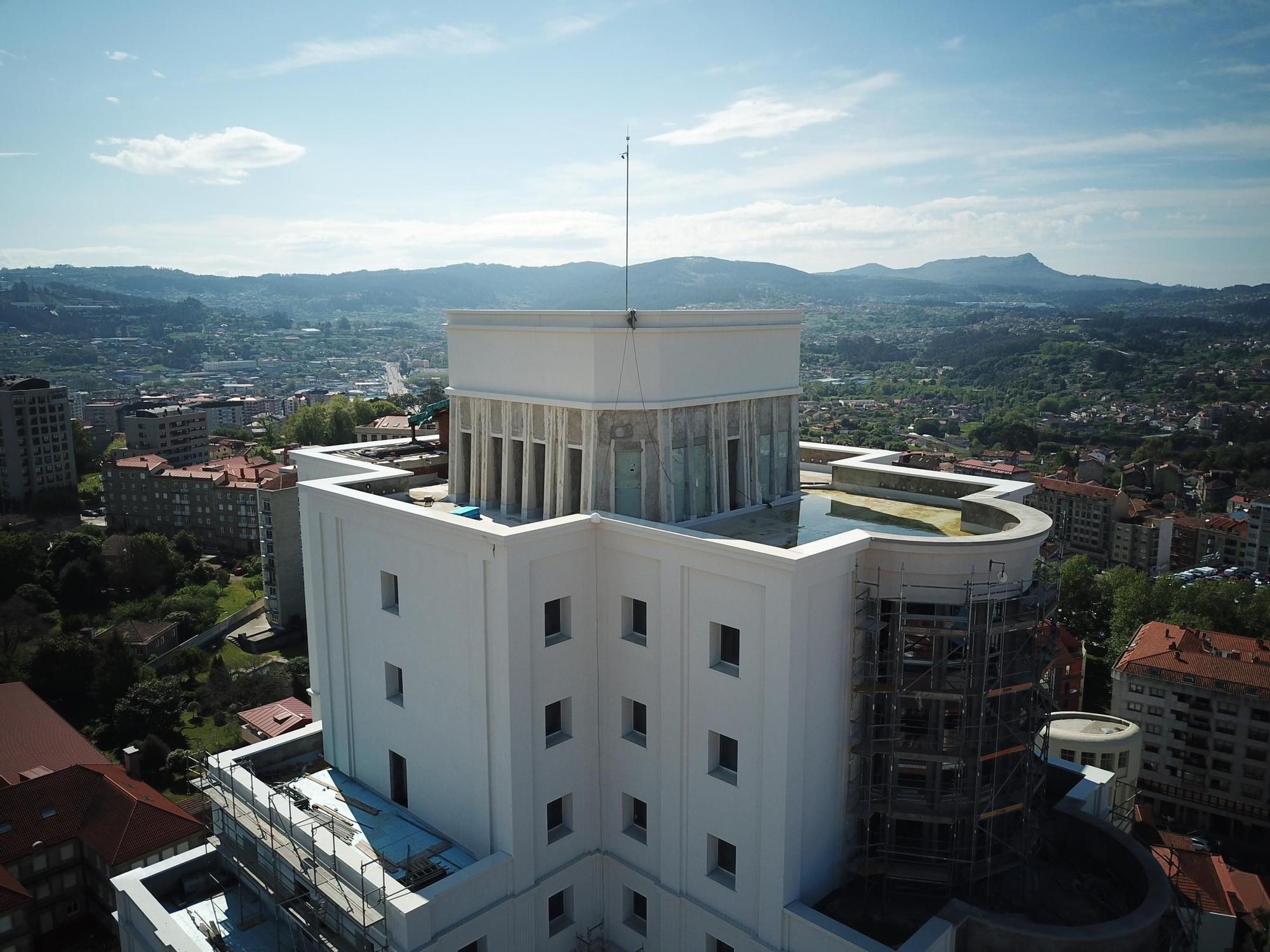 Así se ve Vigo desde la cúpula del Pirulí