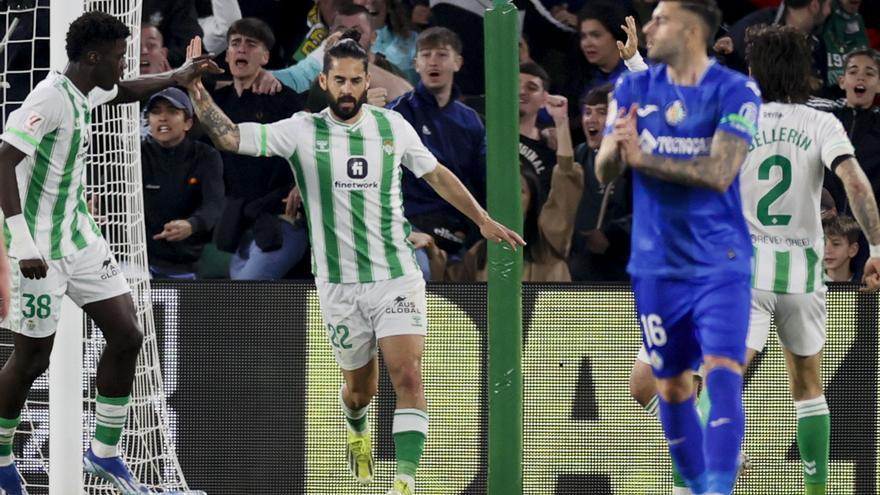 El Getafe saca un punto del Villamarín tuteando al Betis