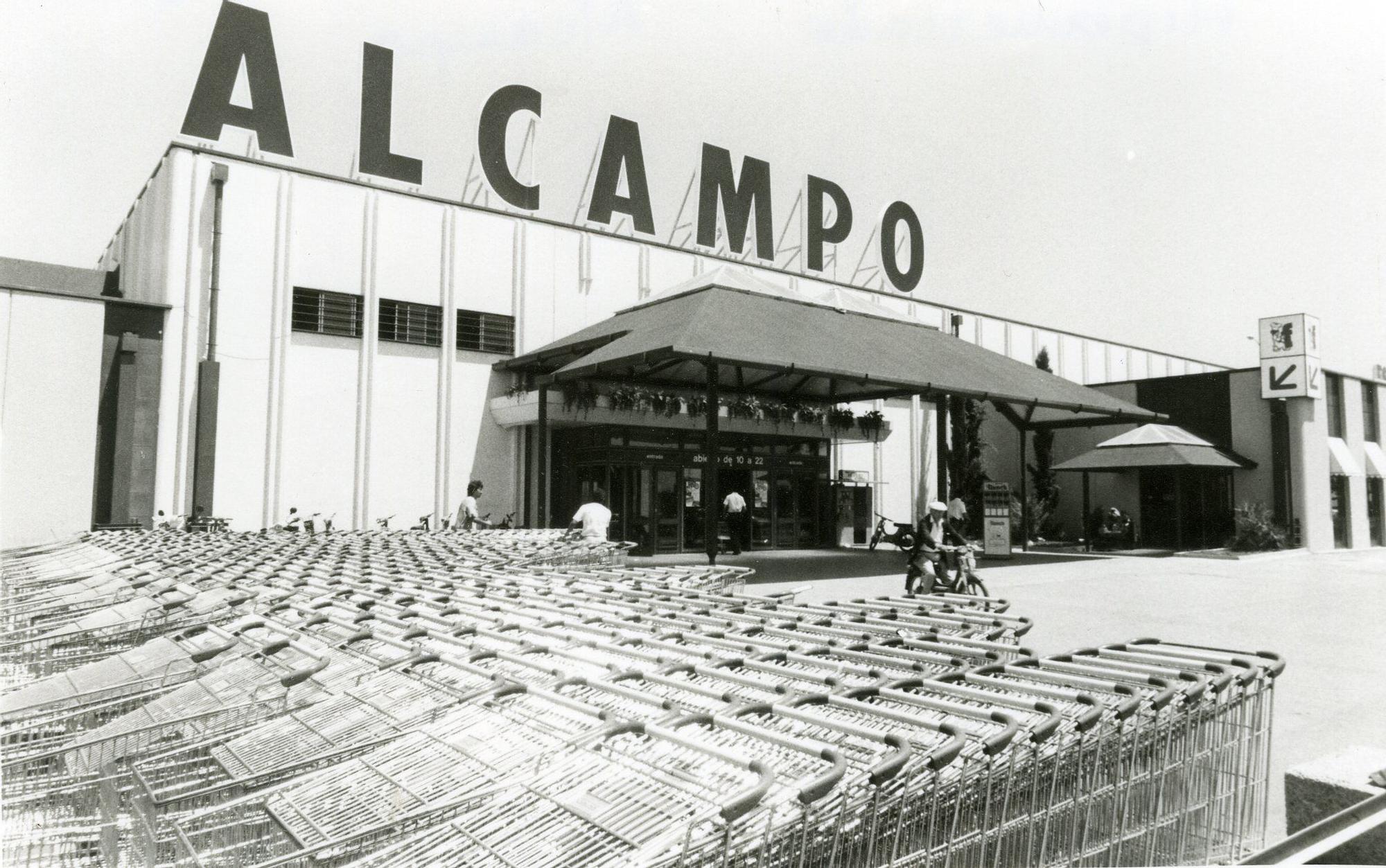 Fotos históricas de Alcampo en Castellón con ocasión de su 40 aniversario