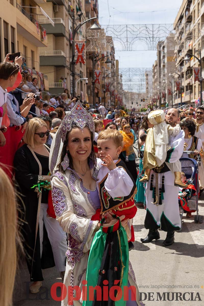 Desfile infantil del Bando Moro en las Fiestas de Caravaca