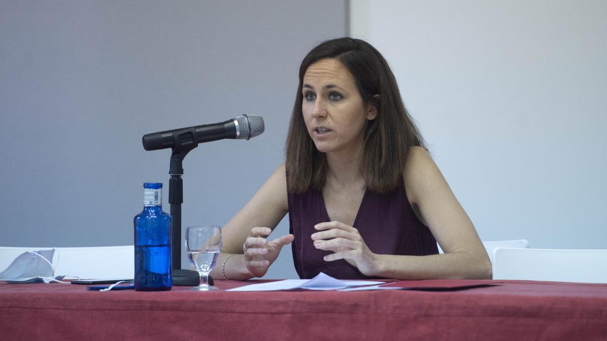 La ministra de Derechos Sociales y Agenda 2030, Ione Belarra.