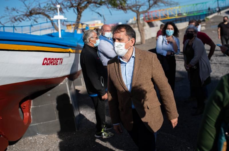 Entrega del barco 'El Corbeta' al pueblo de San Andrés