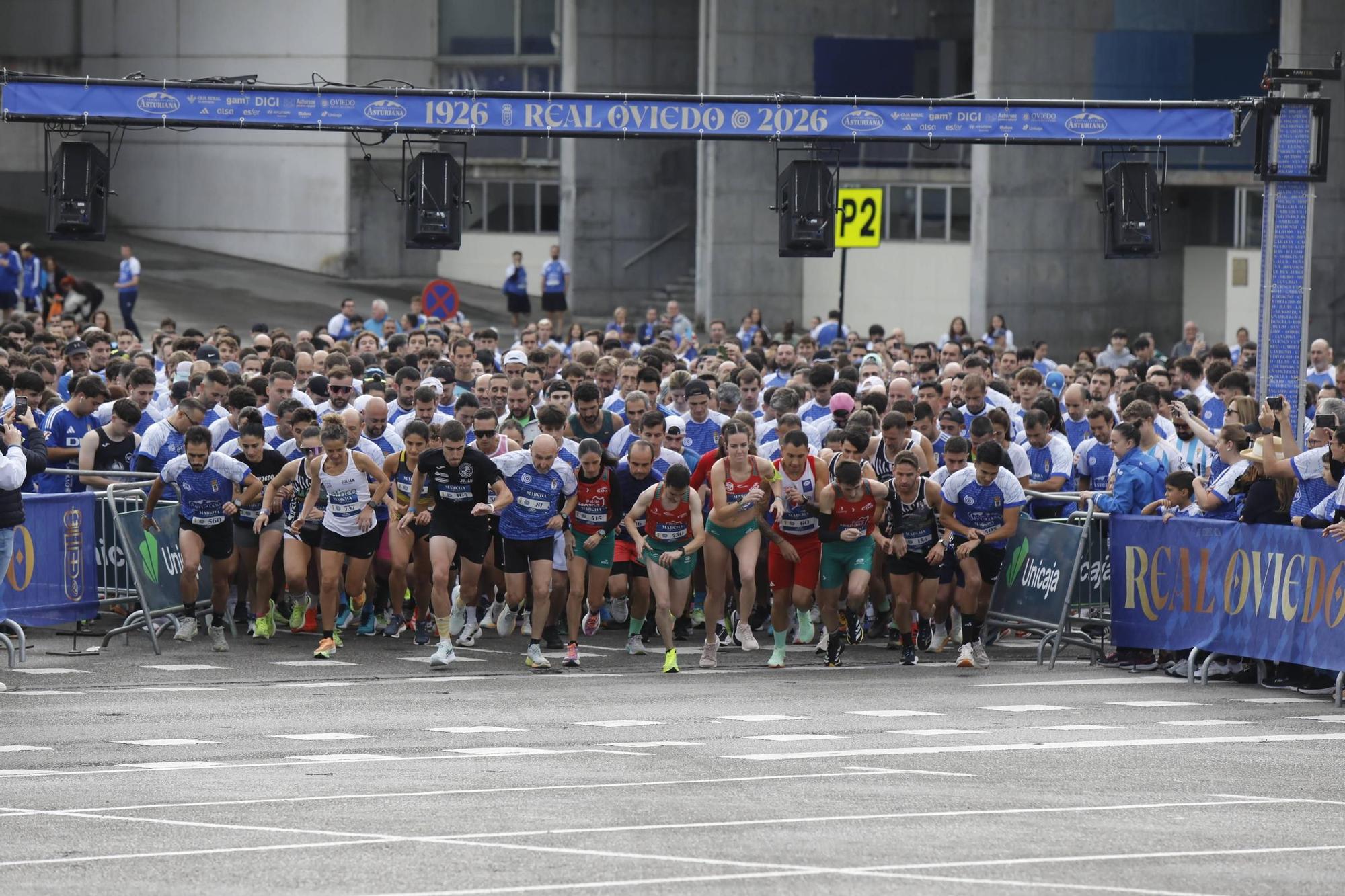 EN IMÁGENES: Así ha sido la carrera por el centenario del Real Oviedo