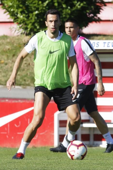 Entrenamiento del Real Sporting de Gijón