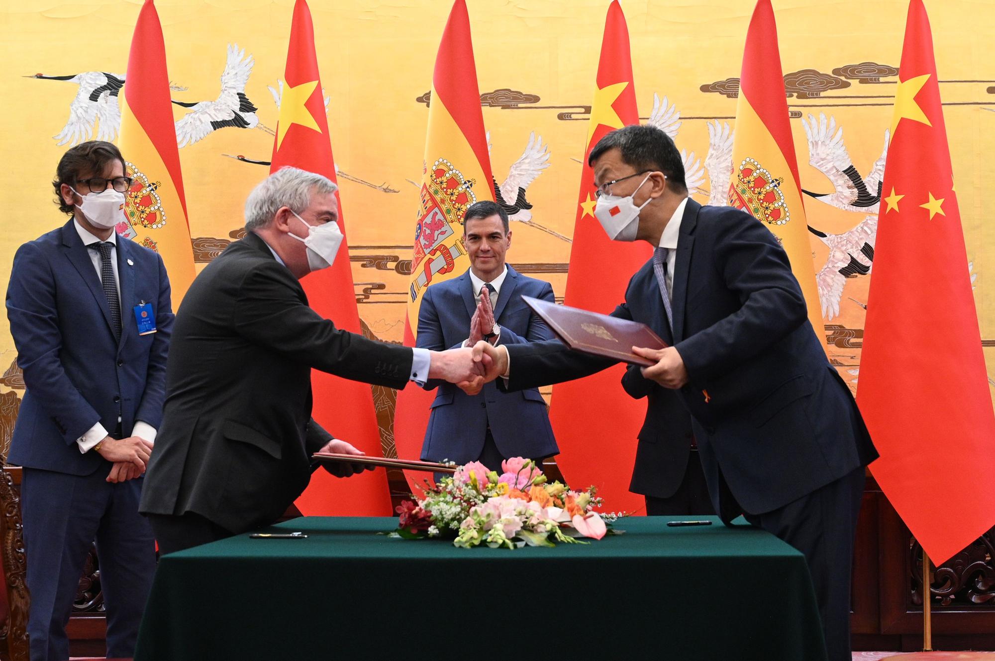 Visita del presidente español Pedro Sánchez a China