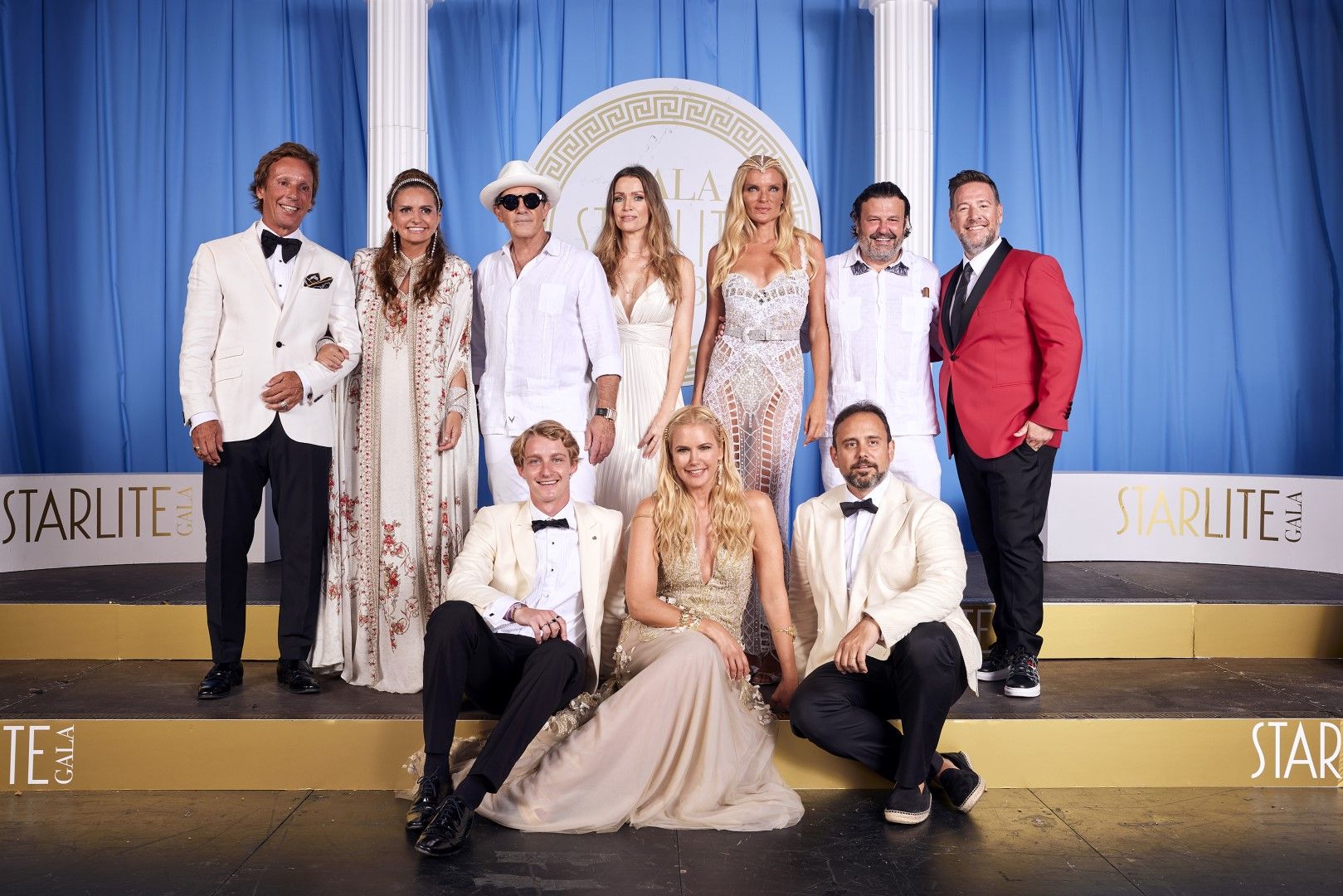 ALEJANDRO GRAVIER, SANDRA GARCIA-SANJUAN, ANTONIO BANDERAS, NICOLE KIMPEL, ESTHER CA�ADAS, DOMINGO ZAPATA, CARLOS LATRE, BALTHAZAR GRAVIER, VALERIA MAZZA E IGNACIO MALUQUER GALA STARLITE 2023.jpg