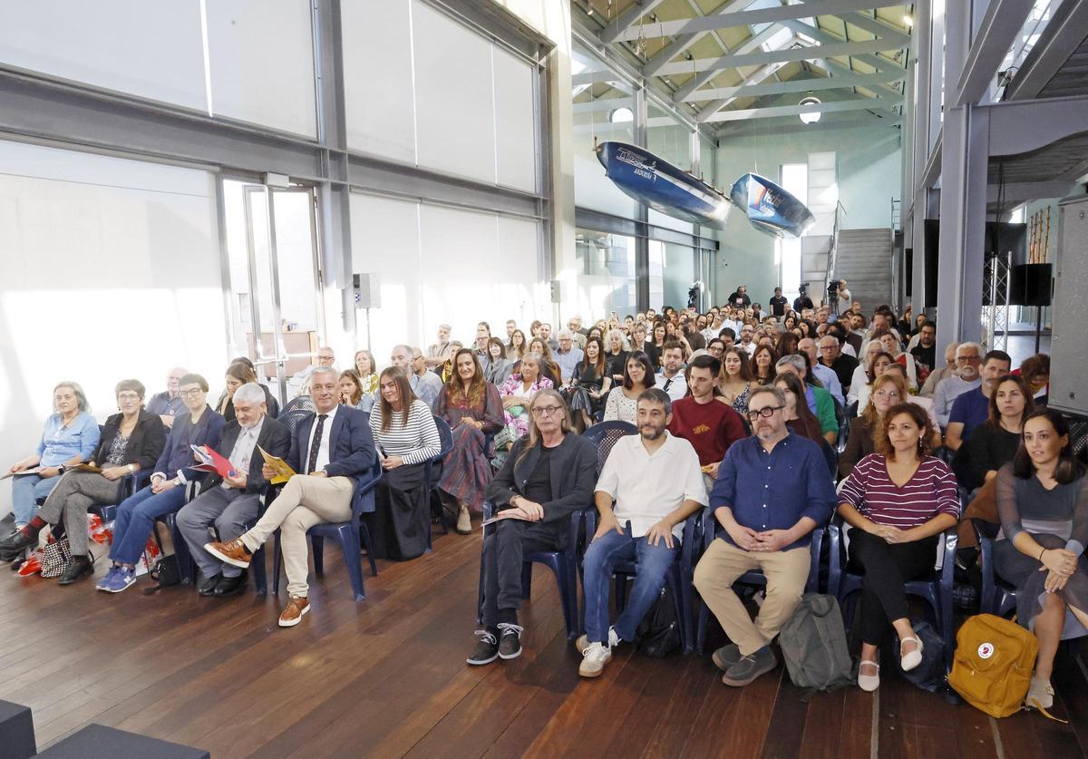 Público asistente á entrega dos Premios Xerais 2025 no Museo do Mar en Vigo Público asistente á entrega dos Premios Xerais 2025 no Museo do Mar en Vigo