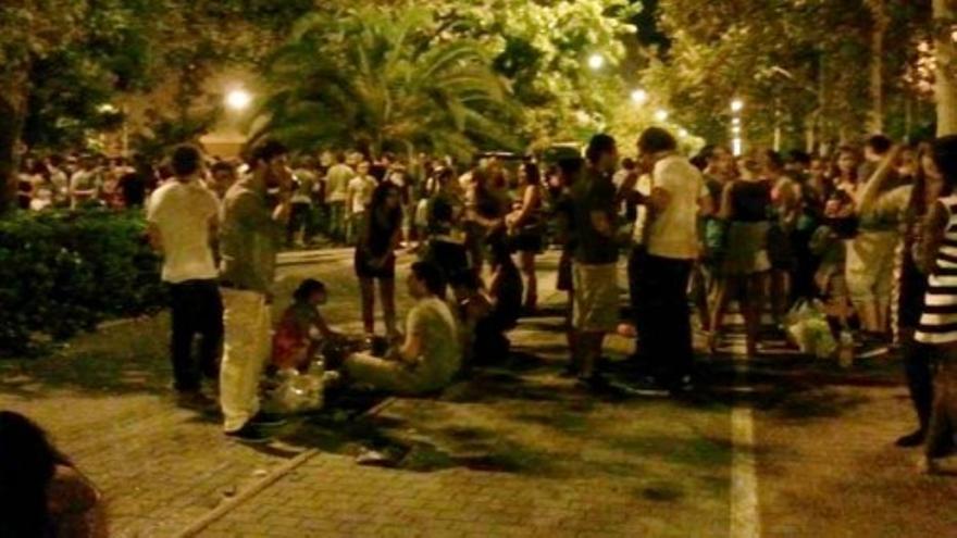 Noche de jueves sin botellón en el campus de Valencia