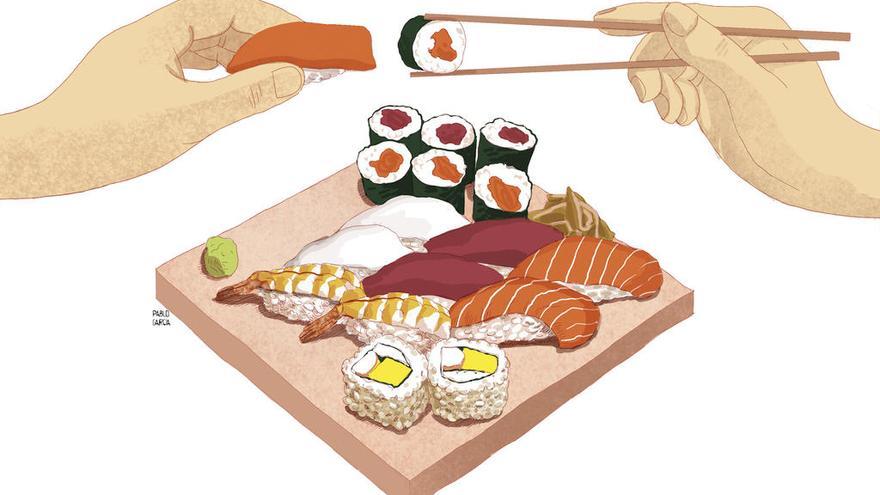 Algo sobre la manipulación del sushi