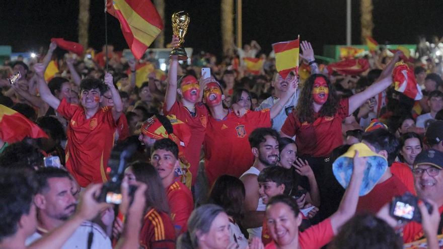 Final del Mundial España - Argentina en La Plaza de la Música