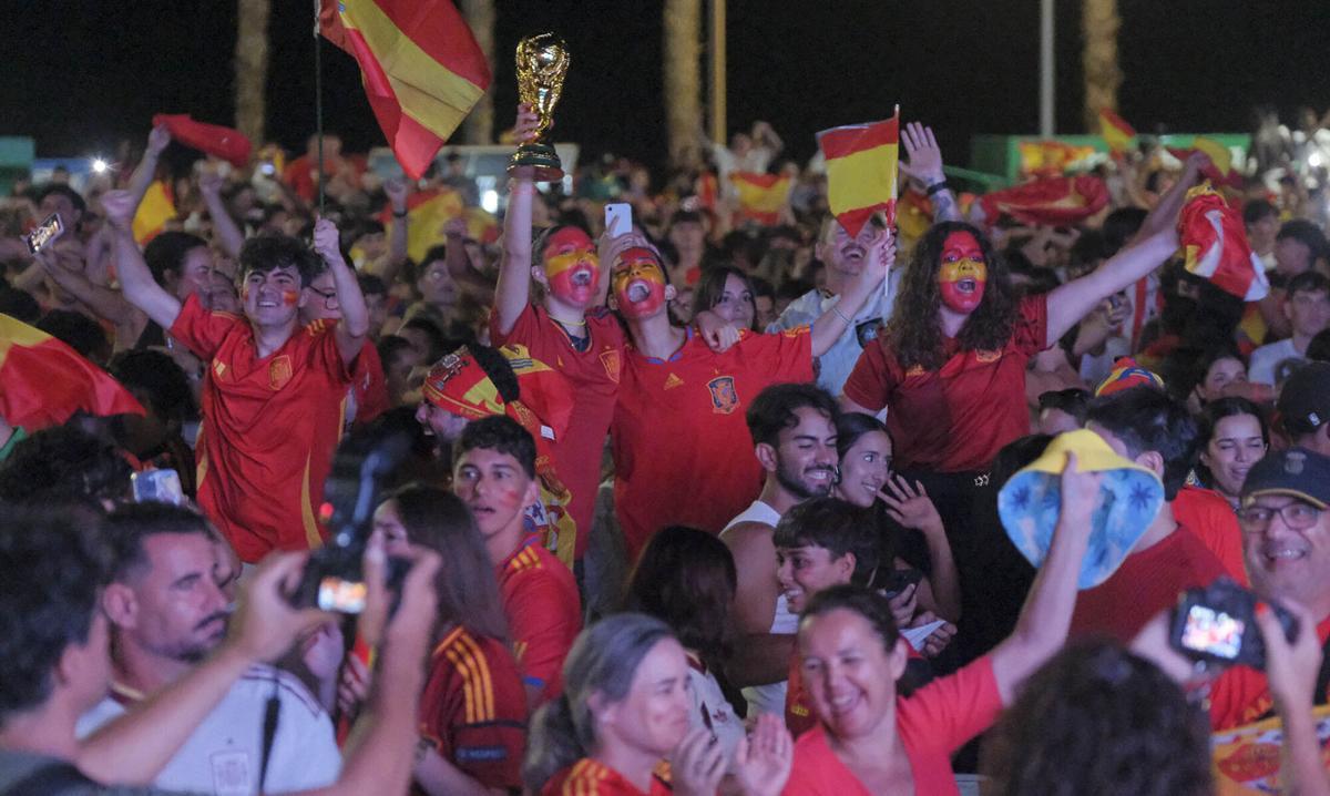 Final del Mundial España - Argentina en La Plaza de la Música Final del Mundial España - Argentina en La Plaza de la Música