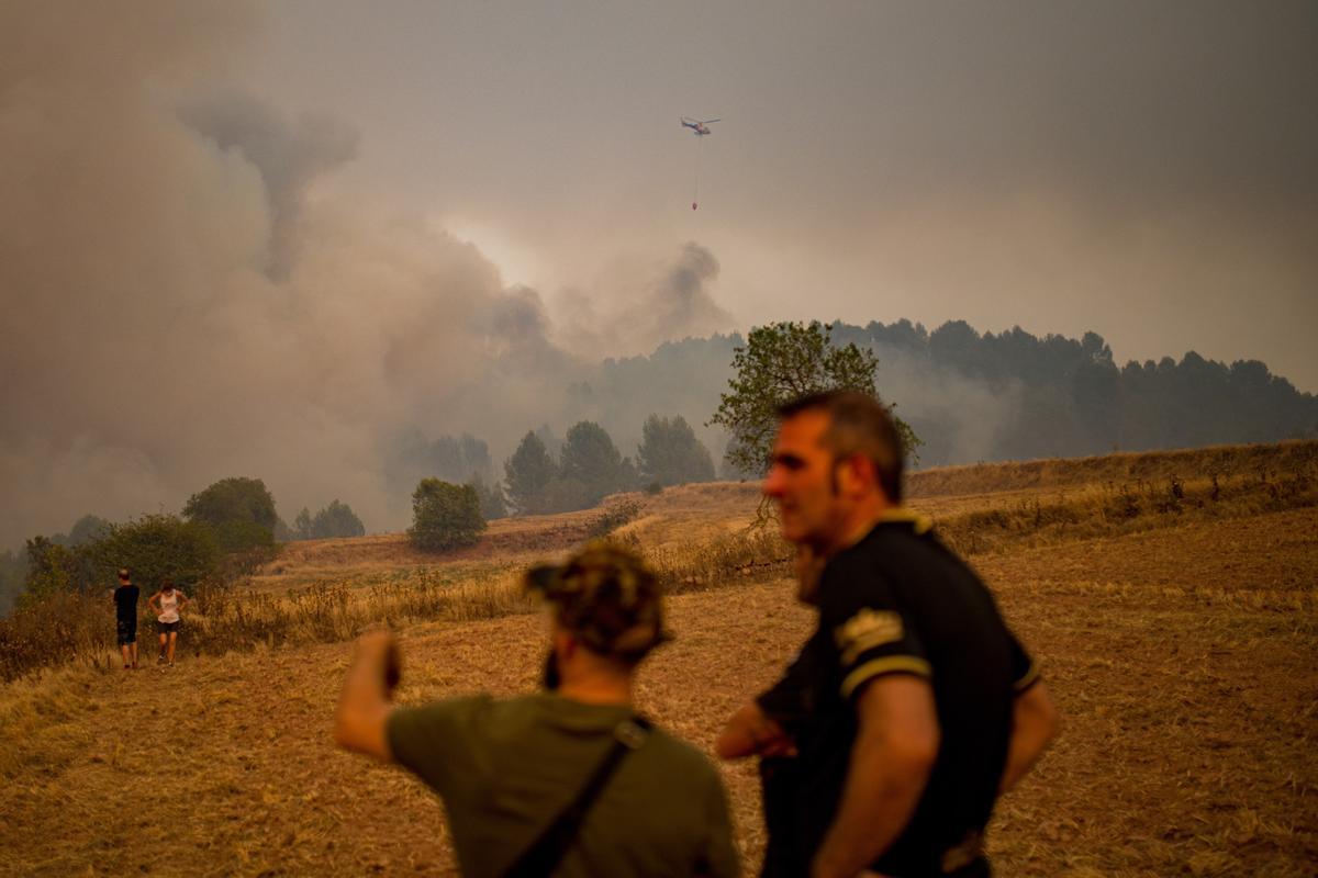 Incendio en El Pont de Vilomara