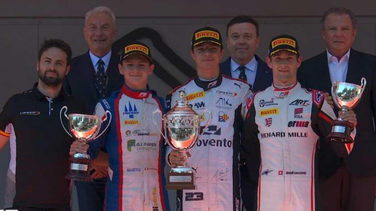 Pepe Martí, vencedor en la carrera sprint de la F3 en Mónaco