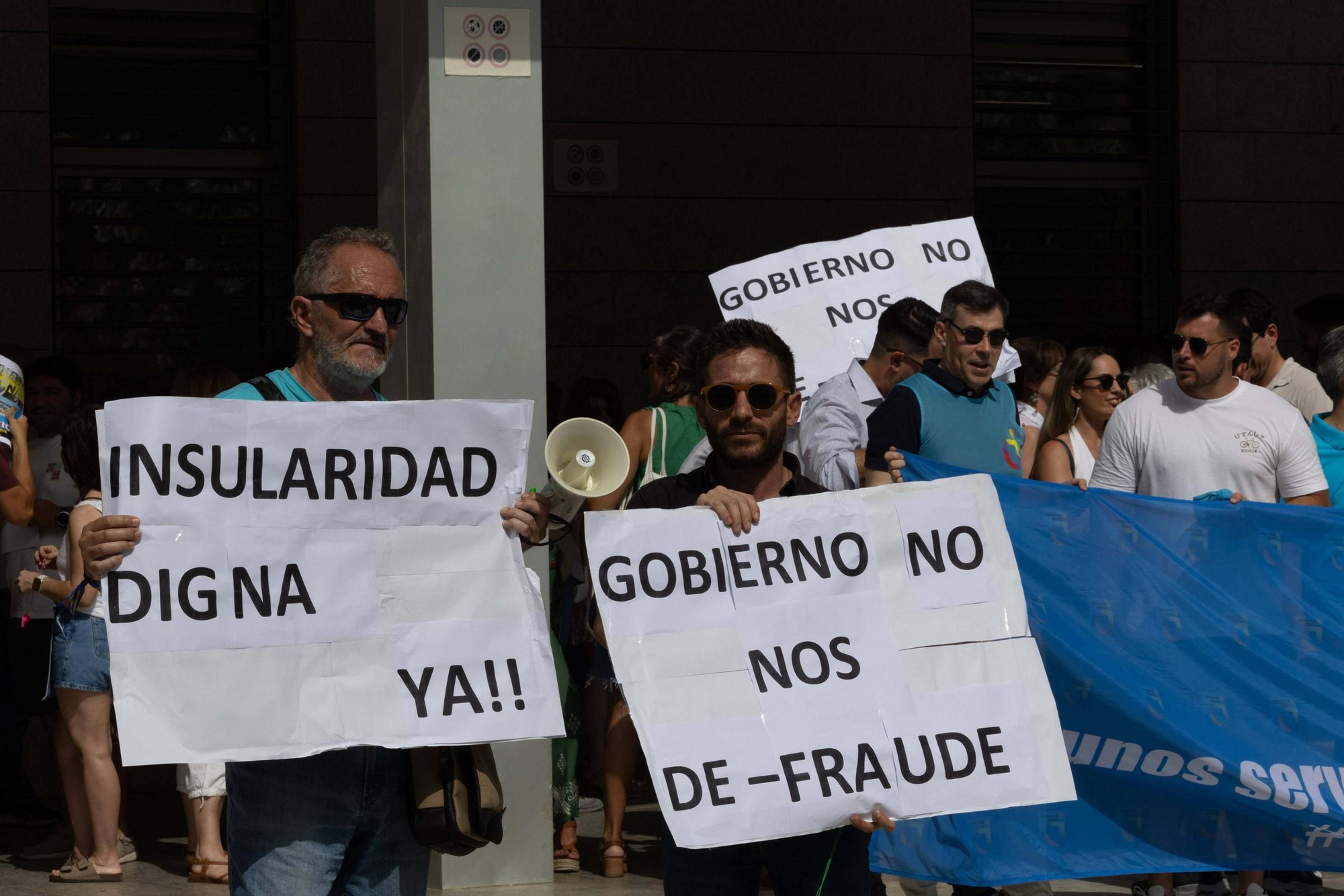 Concentración de funcionarios en Ibiza