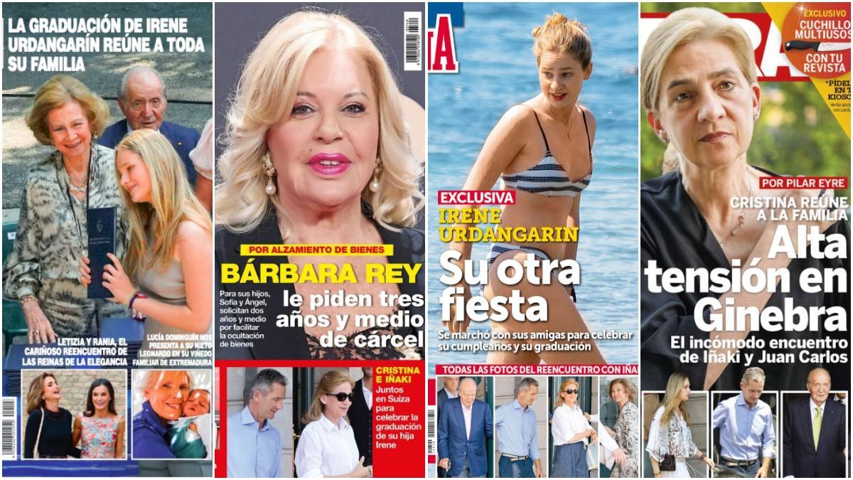 Todo sobre los famosos en las portadas del corazón de hoy, 21 de junio