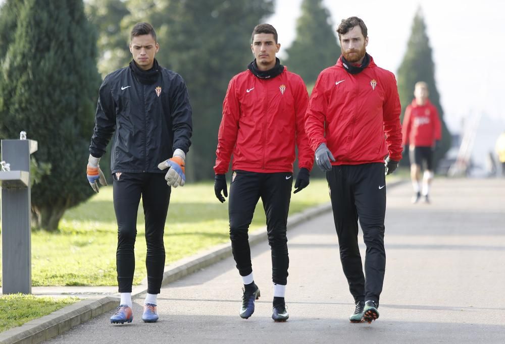 Entrenamiento del Sporting