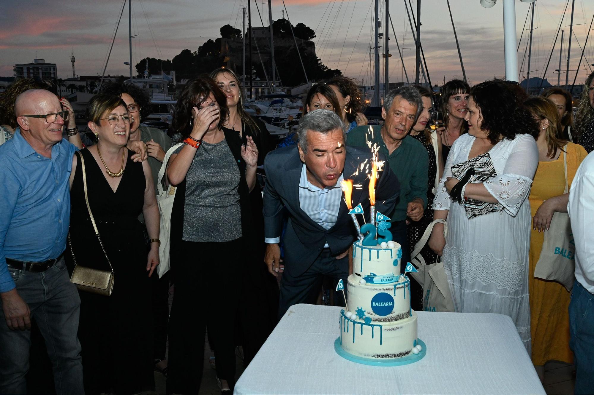La fiesta popular por los 25 años de Baleària, en imágenes