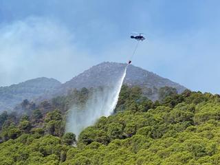 Fotos del incendio en la Sierra de Mijas