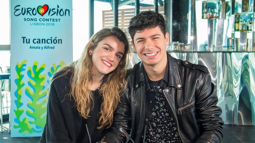 Amaia y Alfred actuarán en segundo lugar.