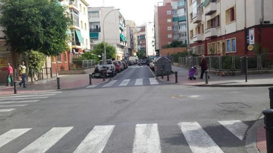 Cruce de Alicante donde se produjo el accidente.