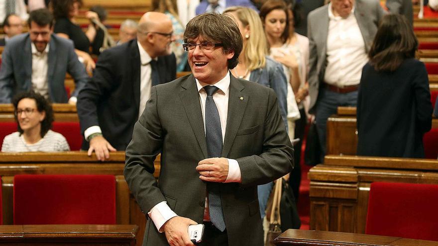 Un manto para Puigdemont