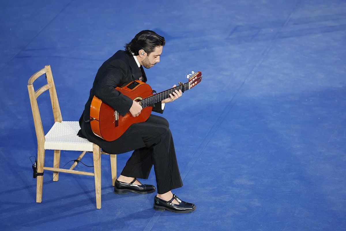 El guitarrista flamenco Yerái Cortés, durante su actuación