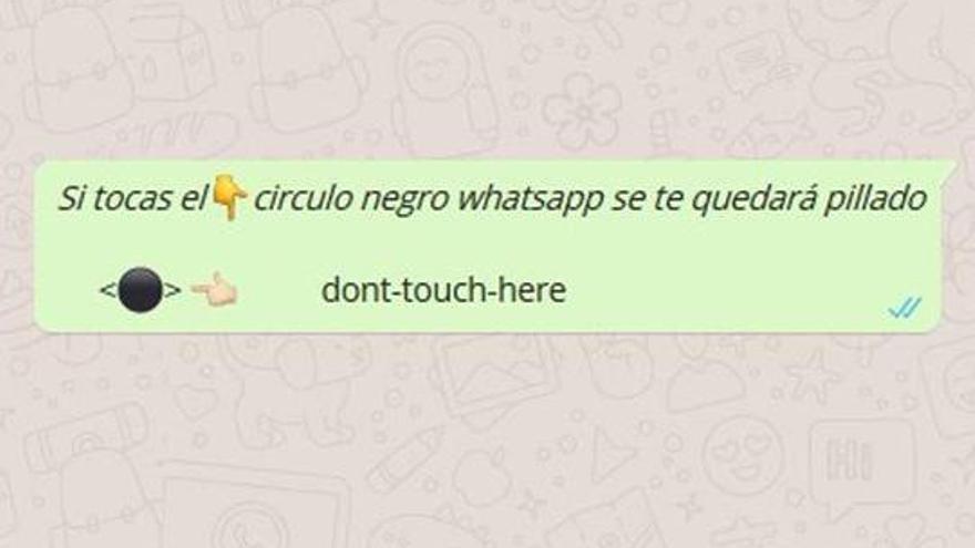 La última broma de WhatsApp.