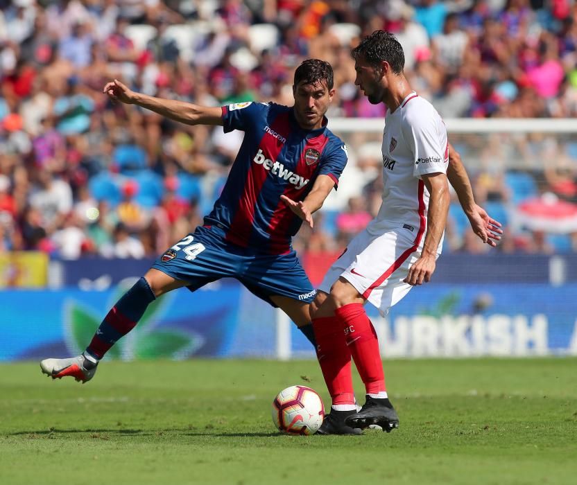 Levante 2-6 Sevilla, en imágenes